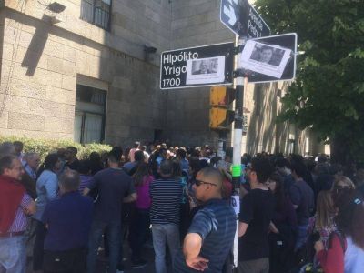 Por orden de Arroyo nadie pudo entrar ni salir del Palacio Municipal