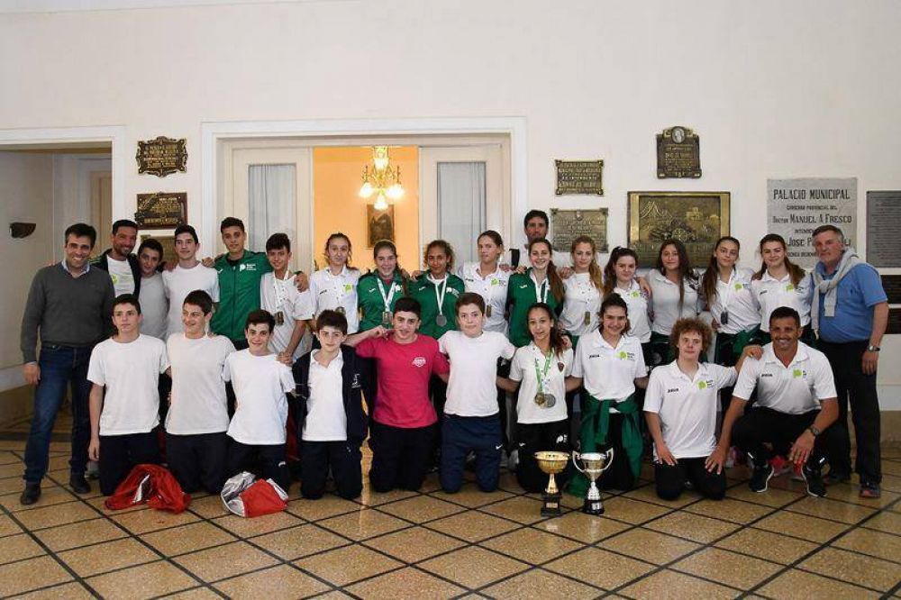 L�pez reconoci� la labor de los chicos que participaron de los Juegos Nacionales Evita