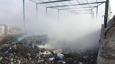 Denuncian incendio intencional en la planta GIRSU de Rawson