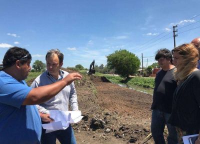 Almirante Brown: el Municipio avanza con importantes obras hidr�ulicas y limpieza de arroyos y bocas de tormenta