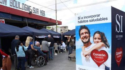 En San Isidro lanzaron una campa�a para prevenir enfermedades cardiovasculares