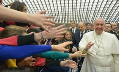 La respuesta del Papa a la pregunta de cu�ndo viene a la Argentina: 
