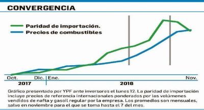 Aunque se hunde el petr�leo las naftas seguir�n subiendo