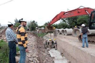 Palpal�: comenzaron las obras h�dricas en B� Ant�rtida Argentina