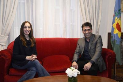 L�pez recibi� a la gobernadora Vidal y dialogaron a solas sobre temas vinculados al Distrito 