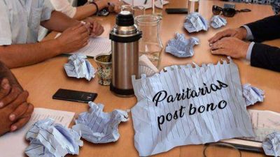 Paritarias post bono de fin de a�o: crece la tensi�n y gremios exigen subas del 40%