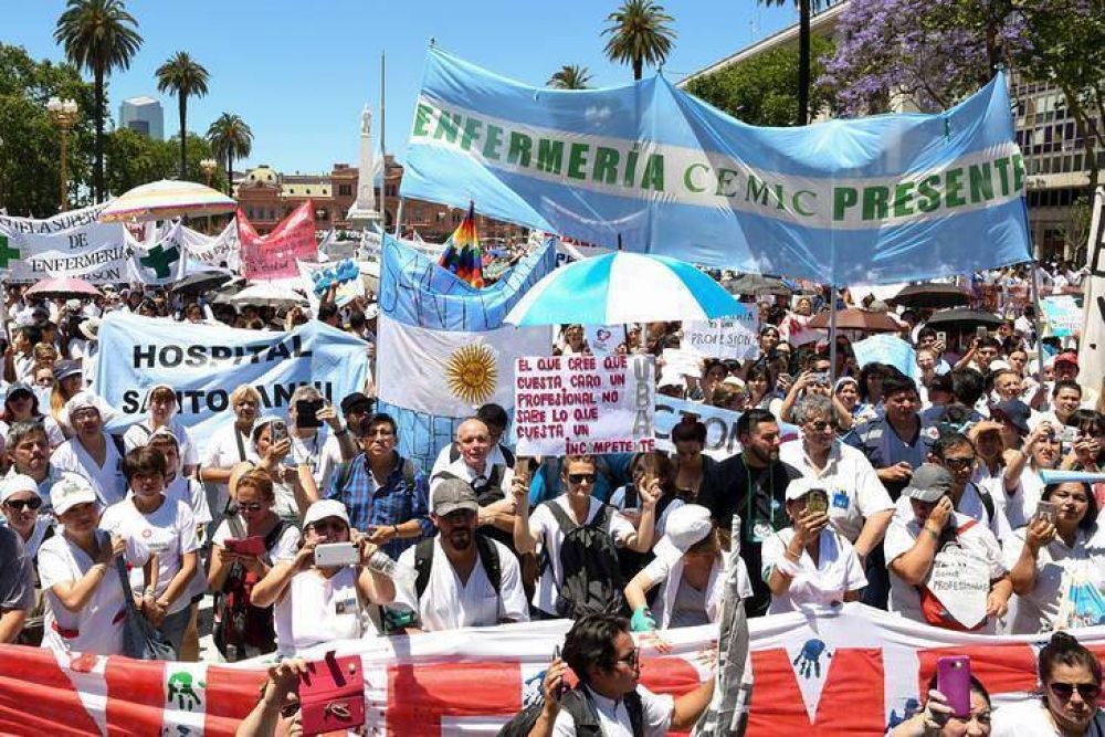 �Basta de ninguneo, nuestro trabajo de enfermer�a es una garant�a para el derecho a la salud�
