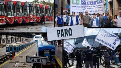 A pesar del bono 2018, ya hay s�ntomas de un diciembre �caliente�: paran bancarios, aeron�uticos y transporte