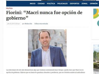 A los mercenarios de la pol�tica, ahora llega el �carancheo� de Lucas Fiorini