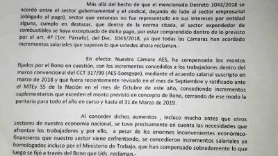 Contrapunto entre expendedores y sindicalistas por el Bono de $5.000