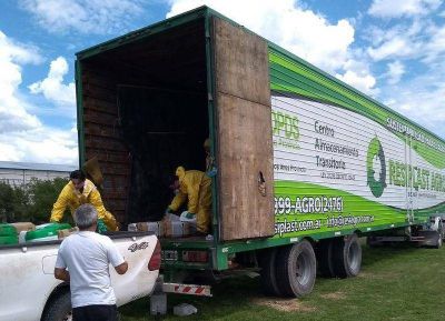 Con 3 mil envases vac�os de agroqu�micos, cerr� la segunda campa�a de recolecci�n