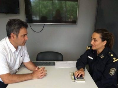 Acciones conjuntas entre Protecci�n Ciudadana y Comisar�a de la Mujer