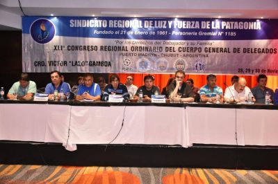 Trabajadores de Luz y Fuerza de la Patagonia celebraron Congreso con cr�ticas al cobro de servicios