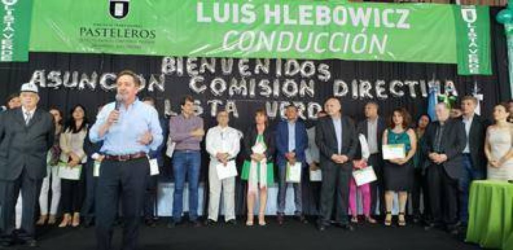 Pasteleros: Luis Hlebowicz asumi un nuevo mandato 