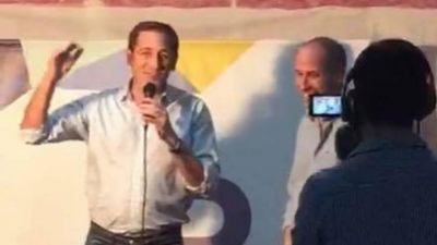 Cambiemos Nac&Pop: El intendente Garro relanz� su candidatura cantando la marcha peronista