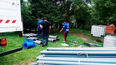 Mejoran la red de agua potable y para riego en el Valle de La Sala