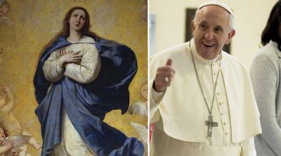 Papa Francisco a matrimonios: Conf�en y aprendan de la Inmaculada Virgen Mar�a