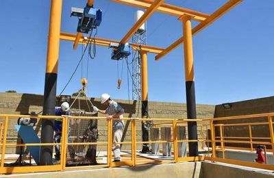 AYSA habilit� nueva Estaci�n de Bombeo Cloacal Las Piedras Norte