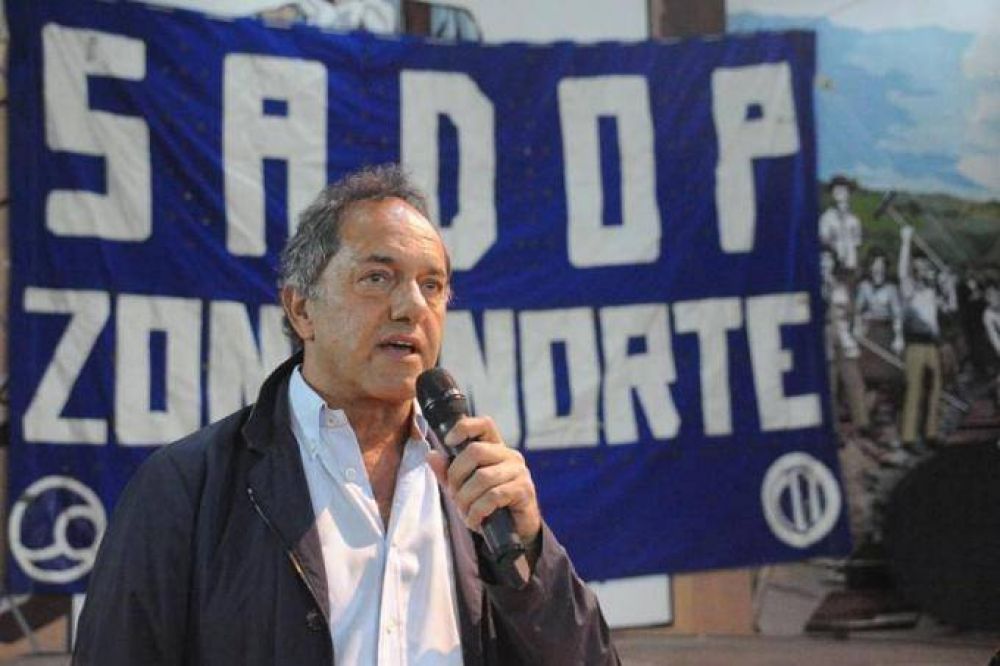 Daniel Scioli no cree que haya desdoblamiento de elecciones: 