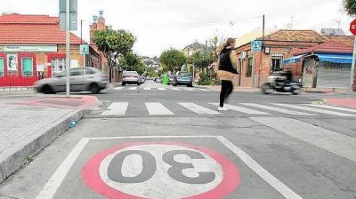 Proponen que la velocidad m�xima sea de 30 km/h en ciertas calles