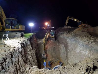 La Provincia avanza con una obra que ser� bisagra en el sistema hidr�ulico de la capital