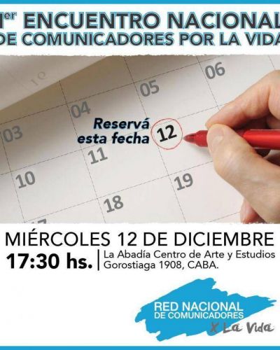 Comunicadores por la Vida tendr�n su primer encuentro nacional