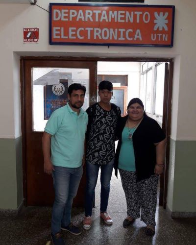 Leonel Hualampa podr� cursar Ingenier�a Electr�nica