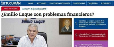 �Emilio Luque con problemas de pago? Cheques rechazados por $ 28 millones