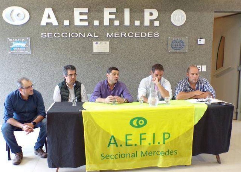 AEFIP Seccional Mercedes present balances