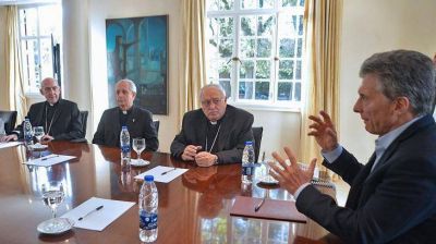 Hace las pases Macri con la iglesia de Francisco tras las cr�ticas por la econom�a y el debate del aborto