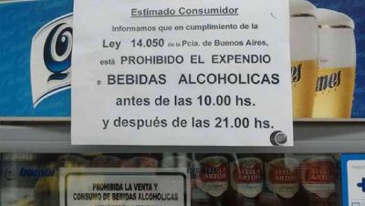 Las Estaciones de Servicio siguen vedadas de vender bebidas alcoh�licas