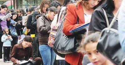 Dos de cada tres nuevos desocupados son mujeres