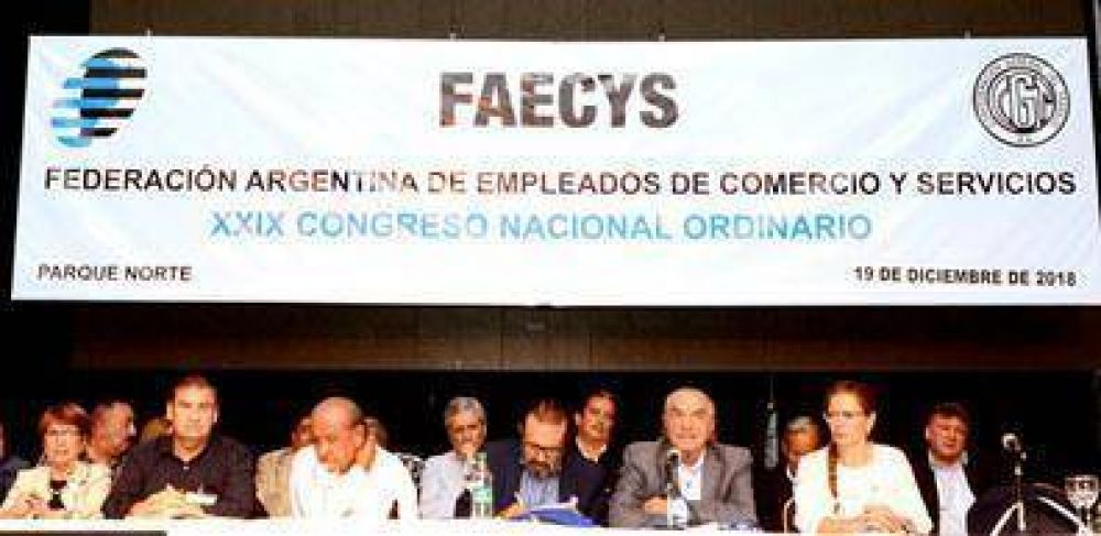Ms de 600 congresales respaldaron la gestin de Armando Cavalieri al frente de la FAECyS en el el 29 Congreso Ordinario 