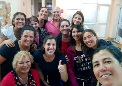 Se entregaron 600 bolsones navide�os en todo el Distrito
