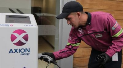 Axion inaugur� su primera estaci�n de carga el�ctrica