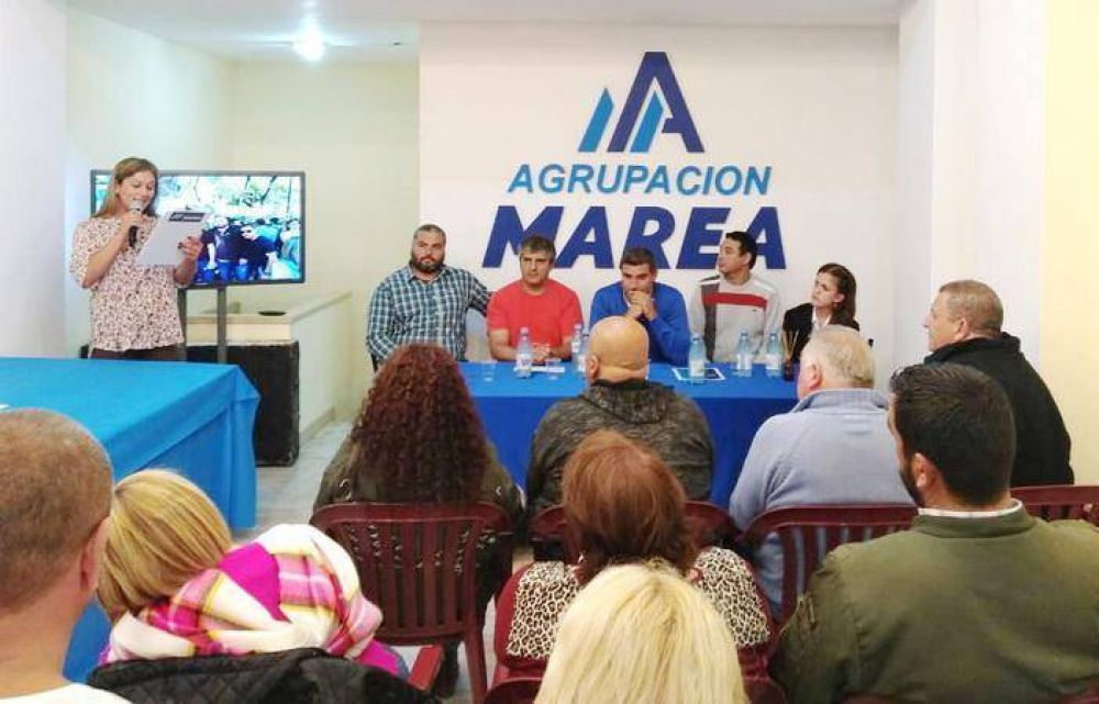 Municipales presentaron la Agrupacin Marea que preside Diego Sosa
