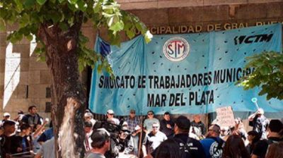 Municipales iniciaron tercera semana de retenci�n de tareas