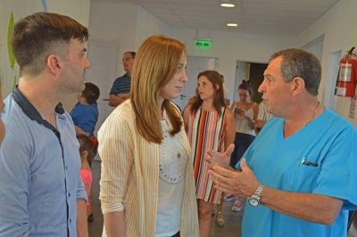 El intendente Ehcarren recibi� la visita de la gobernadora bonaerense