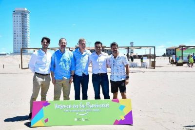 El gobierno inaugur� playas p�blicas en Necochea