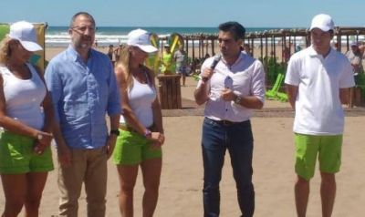 L�pez en la inauguraci�n de la playa p�blica: �Esto se logra por un trabajo mancomunado de todo un a�o�