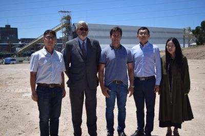 Rojas se refiri� a la transformaci�n de Puerto Quequ�n para la renovaci�n energ�tica