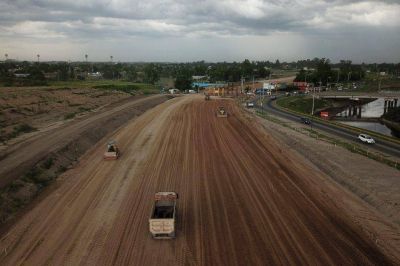 Avanza la obra para conectar camino del buen ayre con la ruta 2