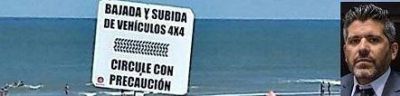 Dominguez Yelpo y un proyecto para regular la bajada de veh�culos a la arena