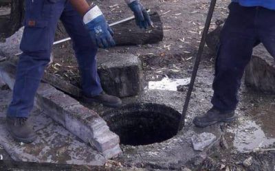 Sabotajes: detectan otro bloqueo en las redes de desag�es