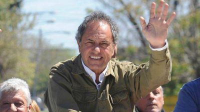 Daniel Scioli evita responderle a Berger y mantiene su estrategia electoral