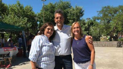 Mayol recibi� a Massa y juntos recorrieron Monte y Abbott