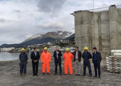Mauricio Macri recorri� una planta de tratamientos cloacales en Ushuaia