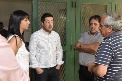 Nardini apuesta a la infraestructura escolar