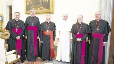 El Papa recibi� a obispos chilenos