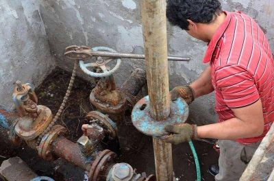R�pido accionar de Obras Sanitarias para soluciones problemas en la red de agua 
